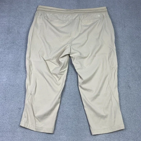 The North Face Aphrodite Motion Capri Pants Women's 3XL Tan Lightweight NEW - Picture 11 of 13